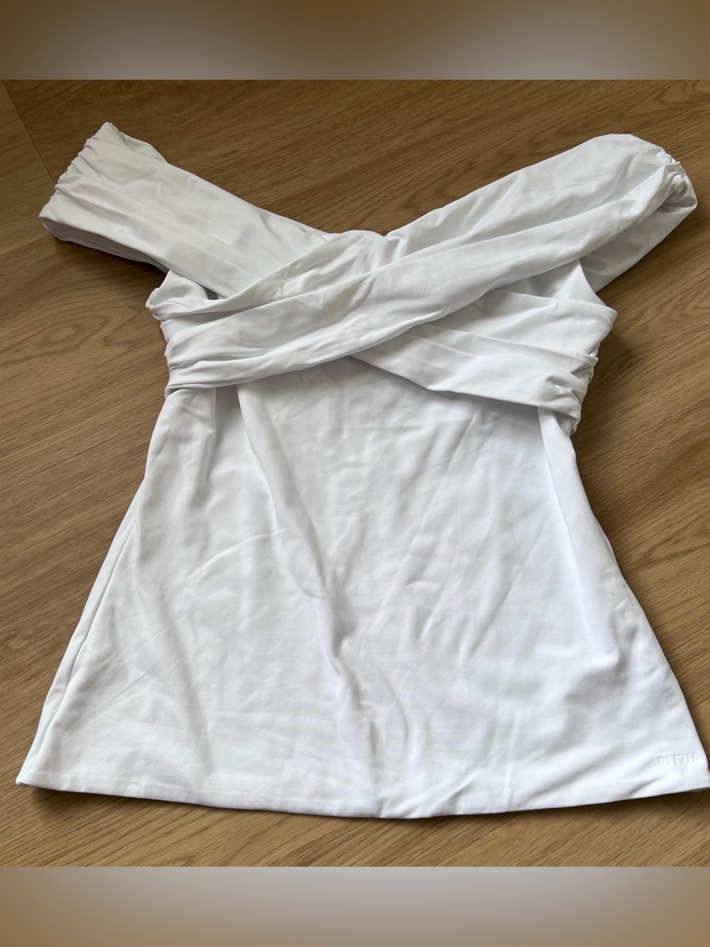 Aritzia Off The Shoulder White Blouse